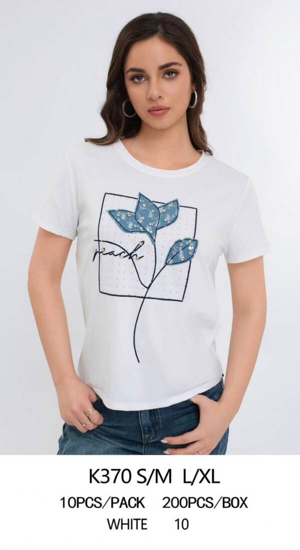 Bluzki damskie Roz S/M-L/XL, 1 kolor Paczka 10 szt